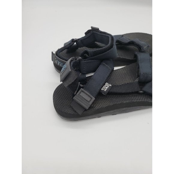 Teva Sandals 9M Mens Black Adjustable Hiking Sport Strappy Open Toe Shoes - Picture 3 of 7